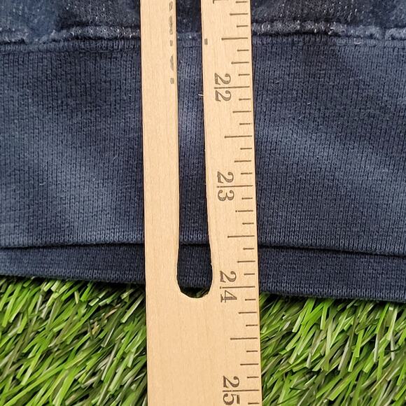 Colortone Spiral Tie-Dye Hoodie M/L 23x24 Baggy Crop Blue - Picture 10 of 11